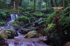 瓜割の滝　③