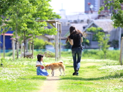 それぞれの散歩。。。