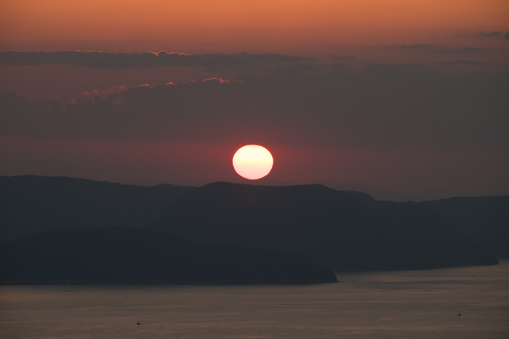 イメージの中の夕日