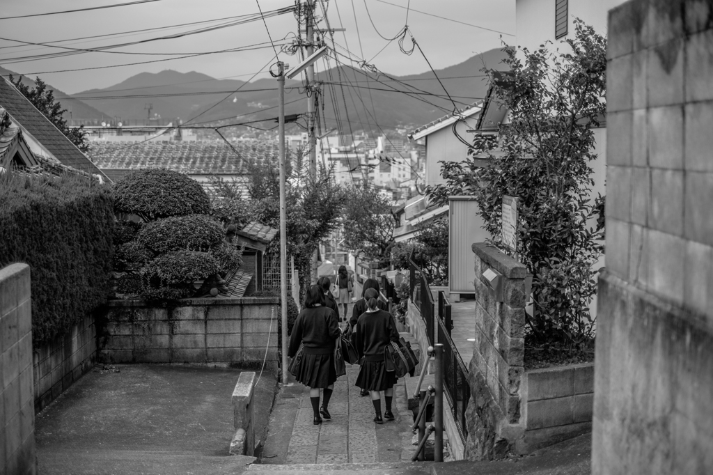 坂道と暮らす街②