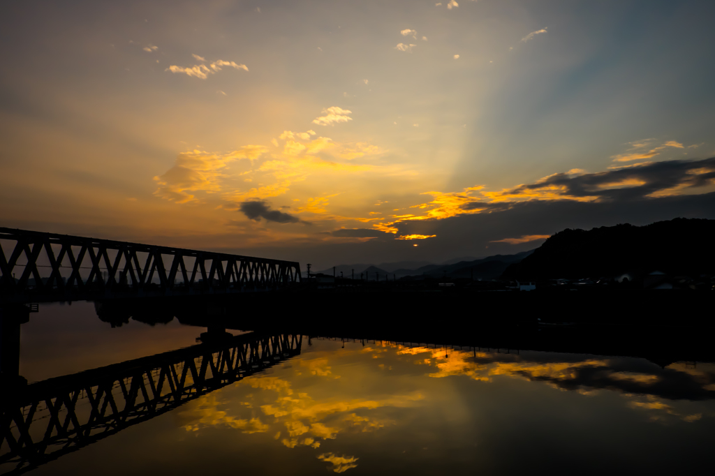 癒しの夕景