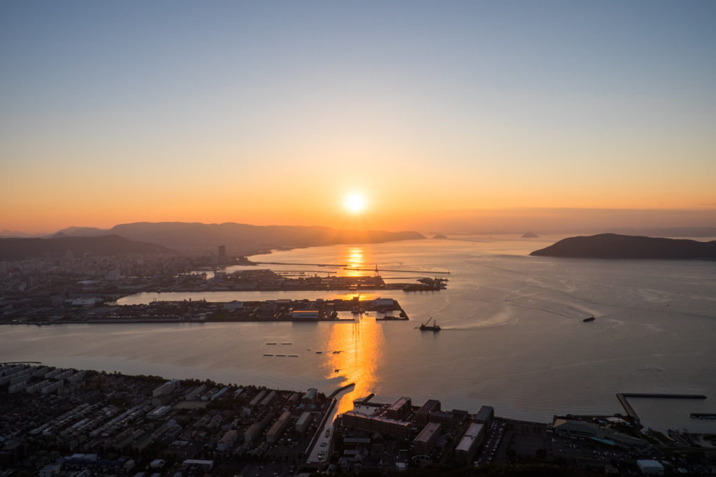 瀬戸内の夕景