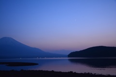 夕暮れ富士山