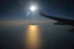 飛行機からの景色