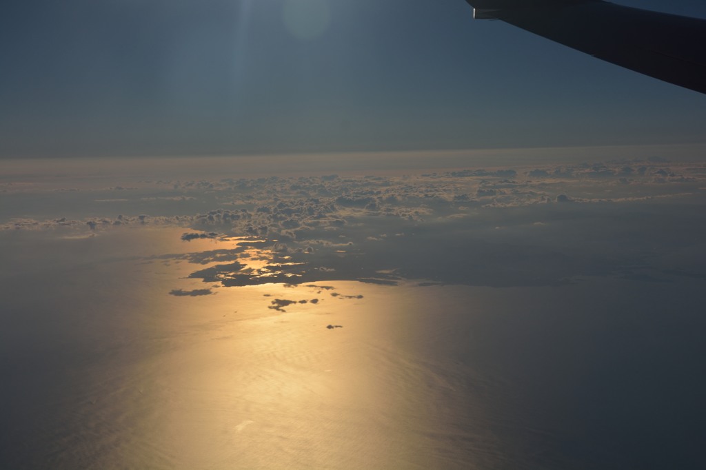飛行機からの景色
