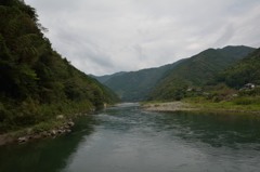 沈下橋からの眺め