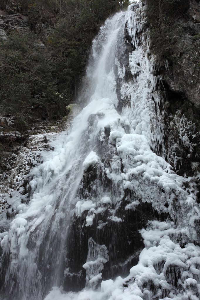 氷瀑の滝