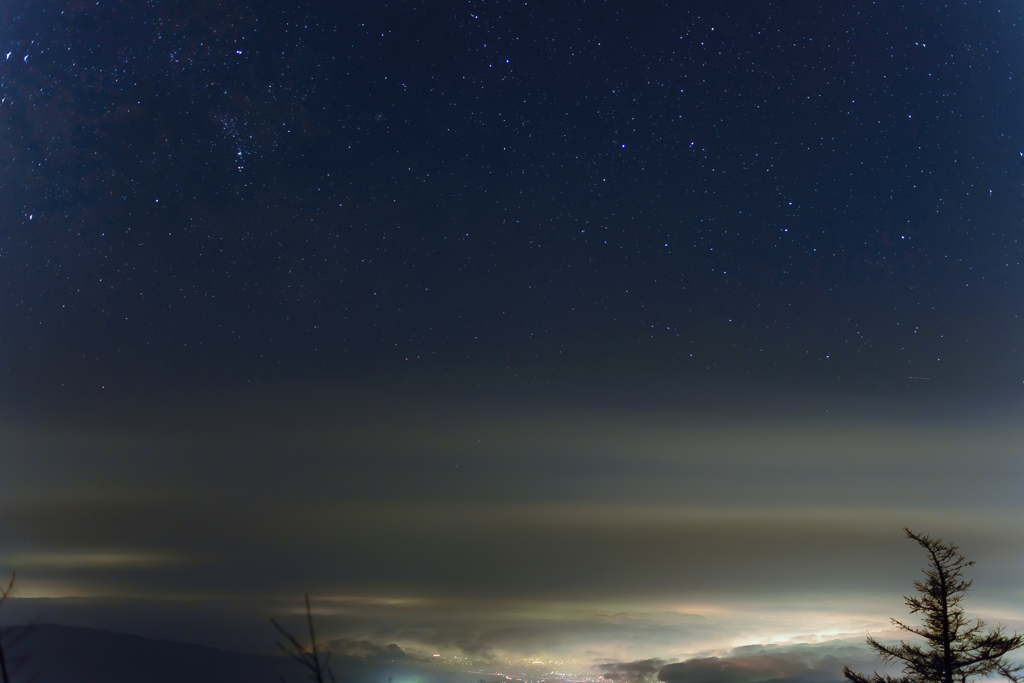 世界遺産の夜景