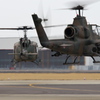 ヘリ帰投　UH-1J ＆ AH-1S コブラ