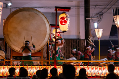 秋祭りにて