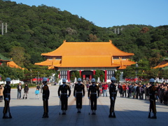 忠烈祠の兵隊交代式（台湾）