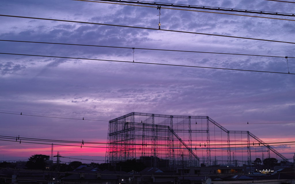 ホームからの空-2