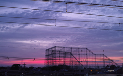 ホームからの空-2