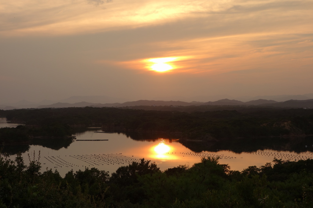 夕日@ともやま公園　志摩