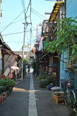 佃島路地裏