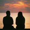 ふたりぼっちの夕日