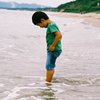 砂がにげていく
