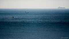 霞む海