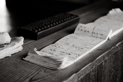 帳簿と算盤