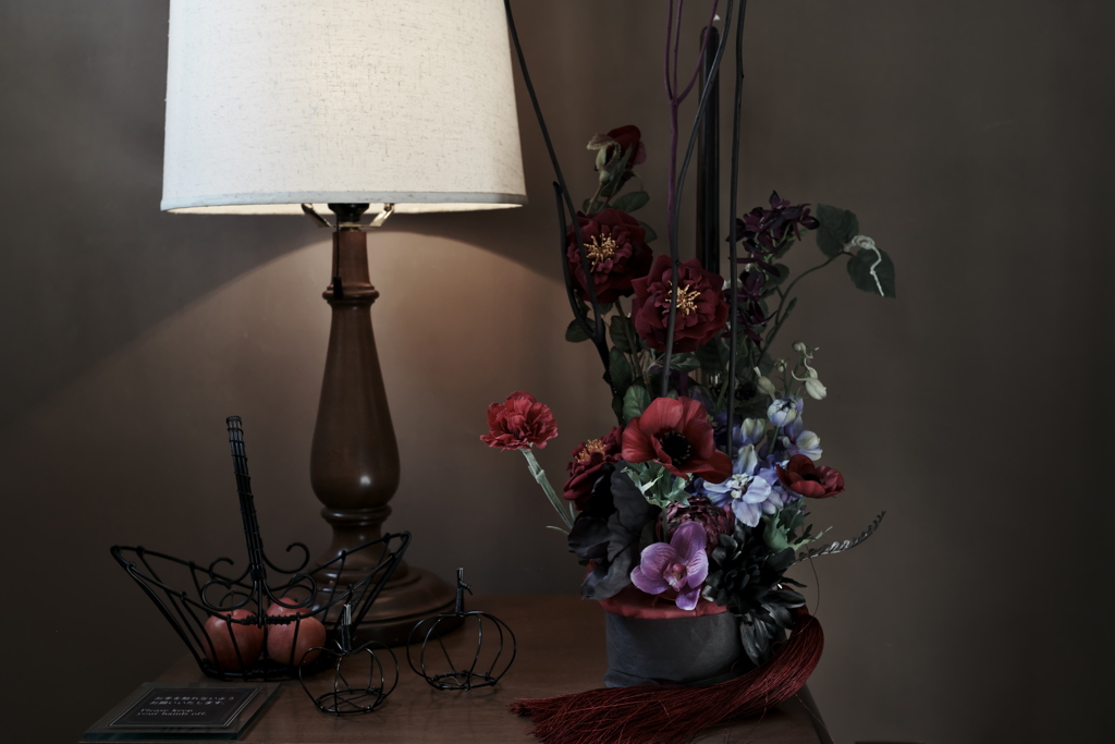 卓上の花