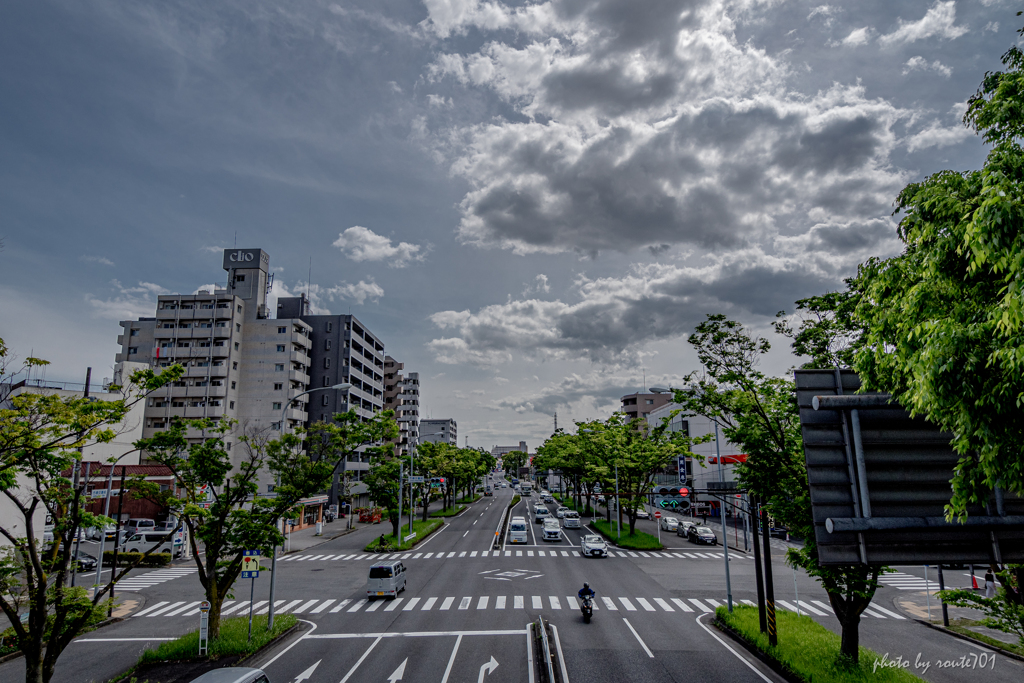 空と国道