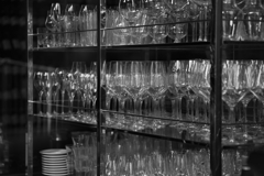 磨かれたグラス