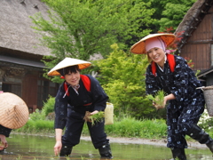 ２０１４、５月２６日白川郷早乙女