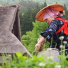 白川郷田植え早乙女１