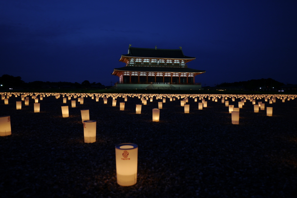 奈良天平祭　燈花会＠大極殿