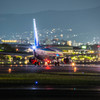 大阪国際空港（ITM) JA73AN night flight