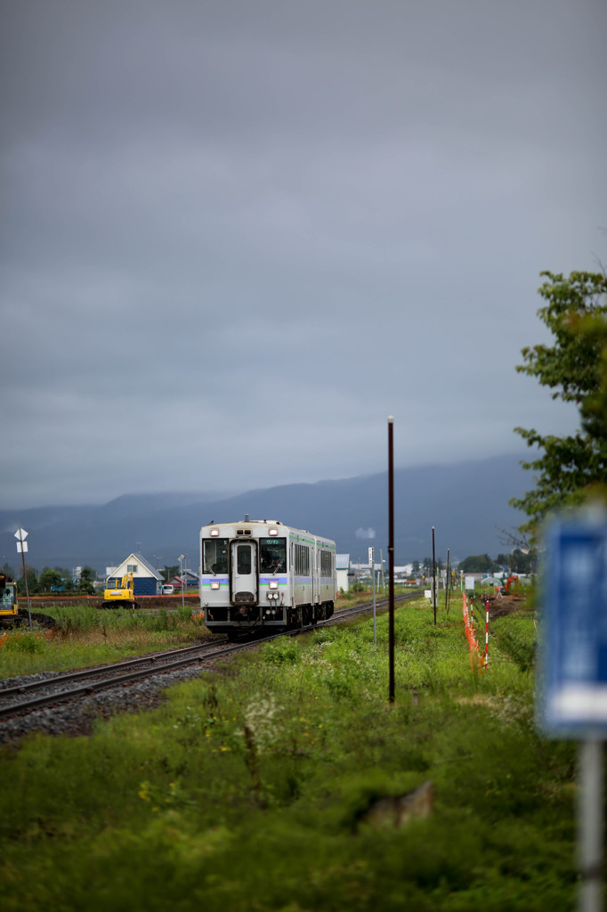 JR富良野線　西駅にて