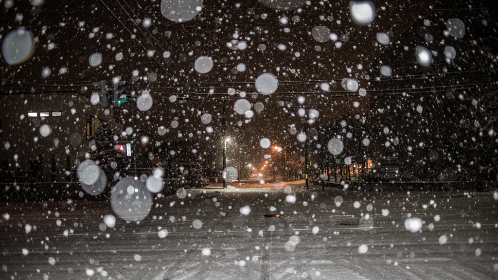 雪が降る街 By Blue Man Id 写真共有サイト Photohito