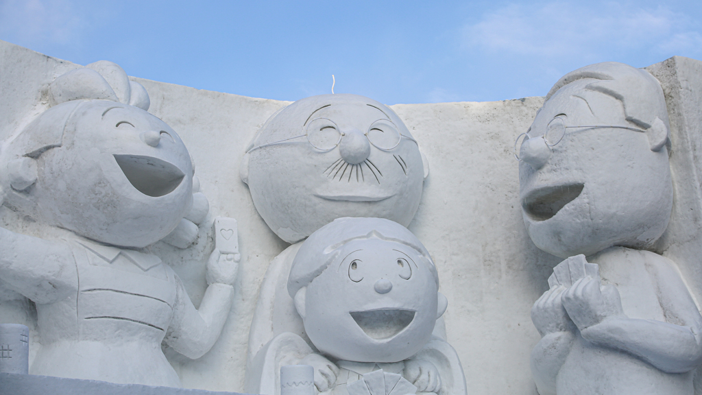 さっぽろ雪まつり２０１５ サザエさん By Blue Man Id 写真共有サイト Photohito
