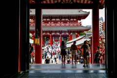 浅草寺本堂からの展望