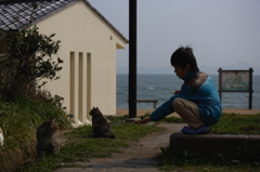 微妙な距離