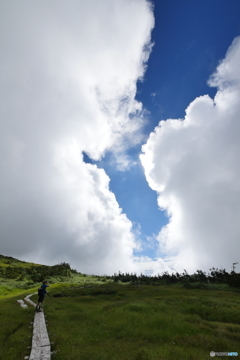 夏空の切れ目