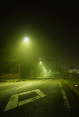 真夜中の散歩道