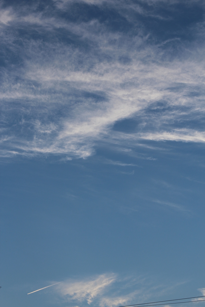 雲も夏から秋への衣替え②