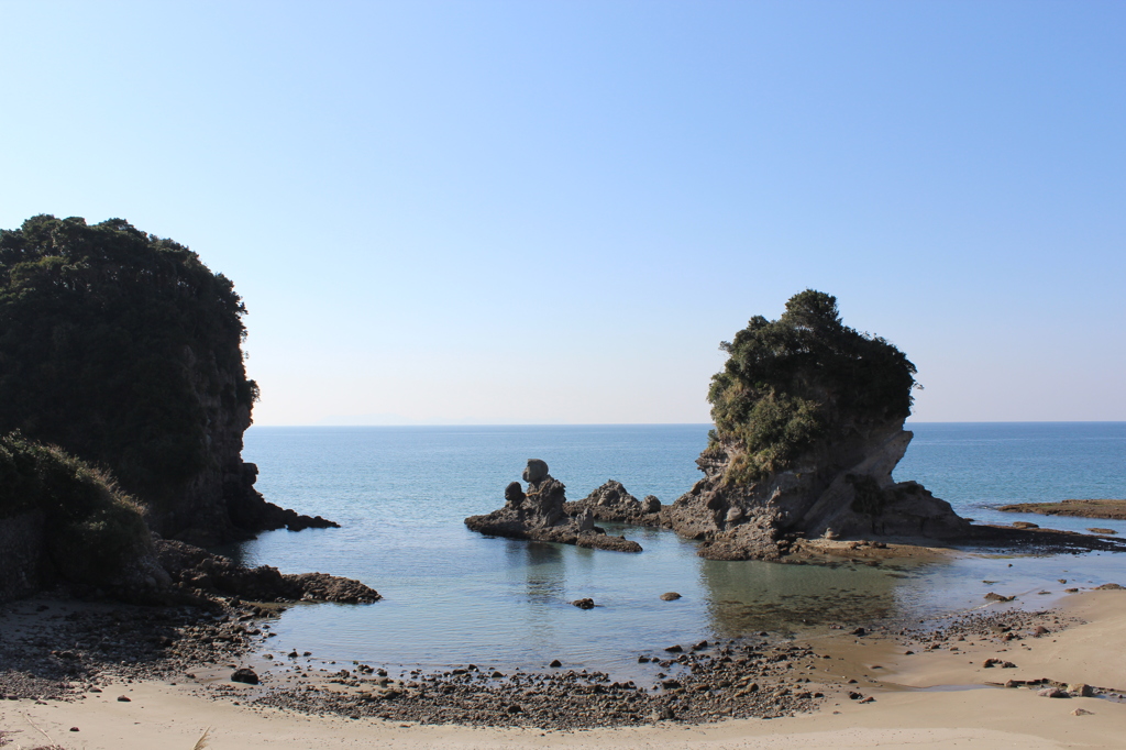 人形岩②