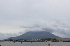 桜島（イオン鹿児島より）