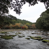 関之尾の甌穴群と紅葉