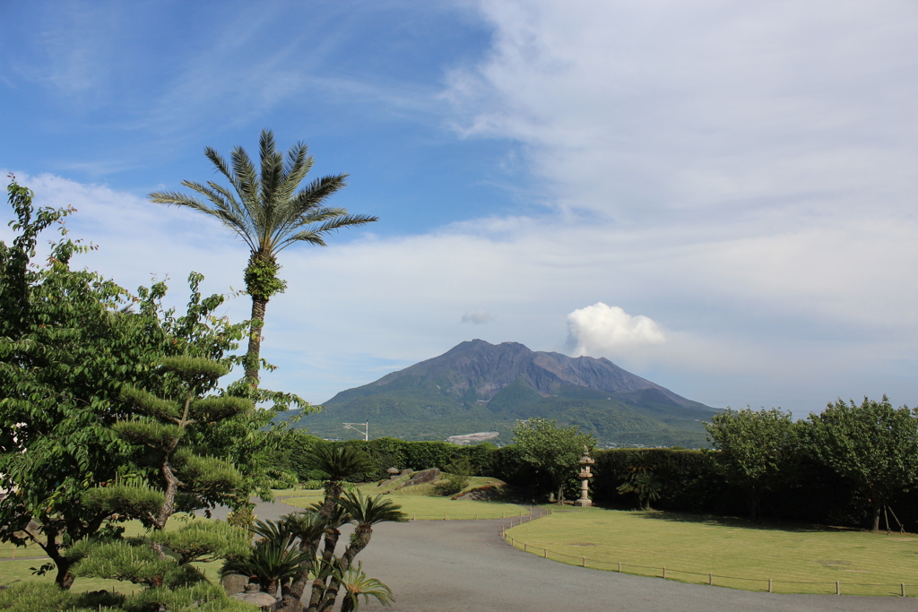 仙巌園から望む桜島③