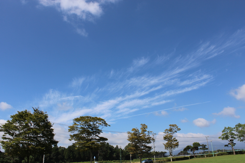 気持ちのいい、秋の空と雲①