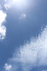 青い空と白い雲③