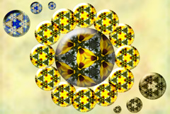 ひまわり万華鏡その２
