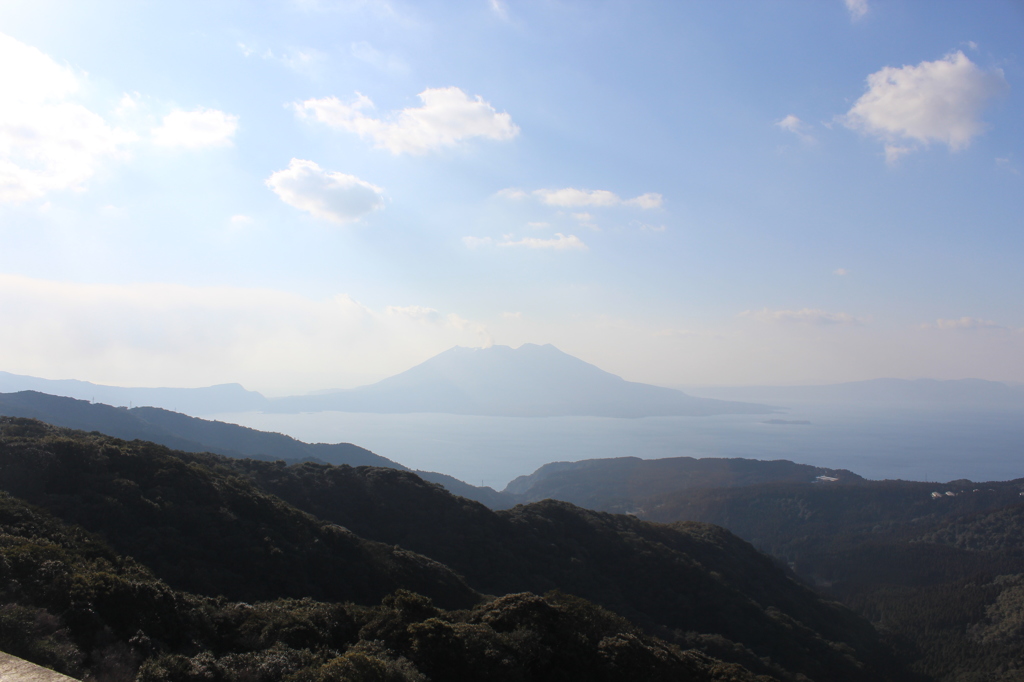 輝北から見た桜島その５