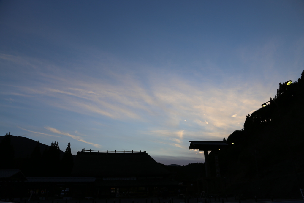 道の駅「酒谷」夕暮れ時編②