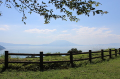 中茶屋公園からの桜島①