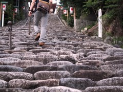 長い石段