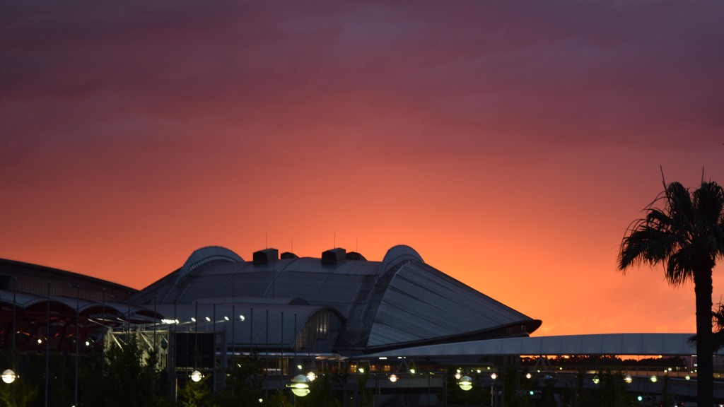 幕張の夕景